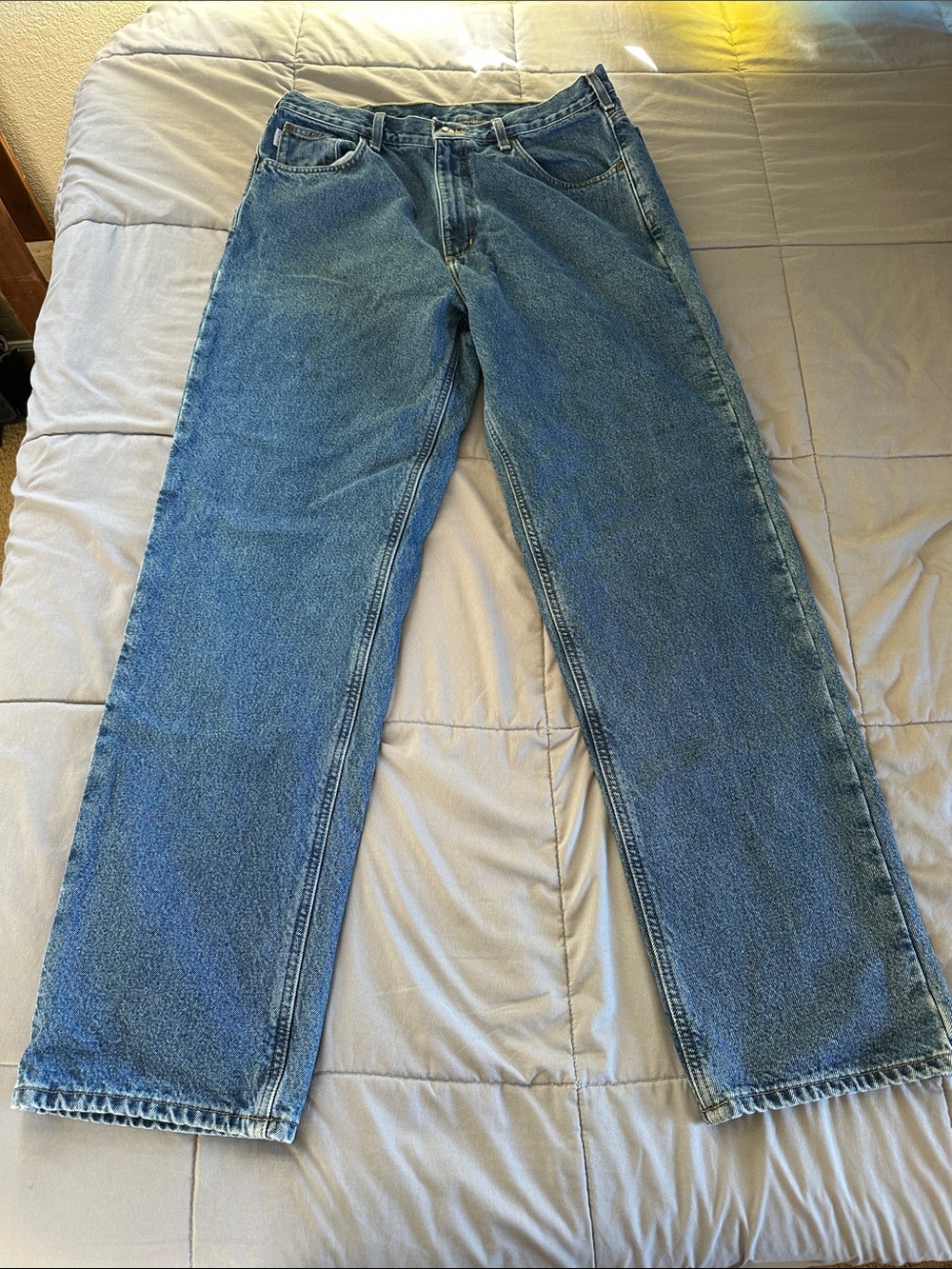 Men's Carhartt Lined Straight-Leg Jeans